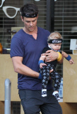 Semi-Exclusive... Josh Duhamel & Fergie Celebrate Axl's First Birthday 