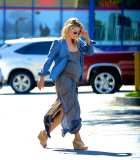 Pregnant Ali Larter and Son Theodore Do Saturday Grocery Shopping Together
