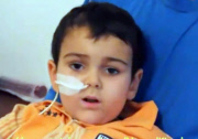 Ashya King, boy with a brain tumour who has been snatched by his parents from Southampton General Hospital, Britain - 31 Aug 2014