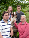 Missing dog rescued after being trapped on cliff without food or water for nine days, Devon, Britain - 01 Sep 2014