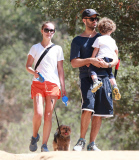 Exclusive... Natalie Portman & Family Go For A Hike 