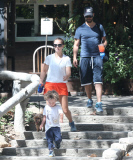 Exclusive... Natalie Portman & Family Go For A Hike 