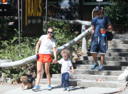 Exclusive... Natalie Portman & Family Go For A Hike 