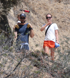 Exclusive... Natalie Portman & Family Go For A Hike 