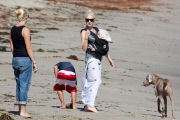 Gwen Stefani and her pretty family love the beach!