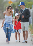 Jessica Alba and family at the Chili Cook-Off