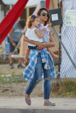 Jessica Alba and family at the Chili Cook-Off