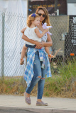 Jessica Alba and family at the Chili Cook-Off