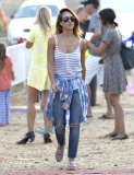 Jessica Alba & Family Attend The Malibu Chili Cook-Off 