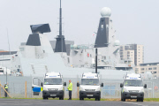 Police security presence in NATO Summit preparations, Cardiff, Wales, Britain - 03 Sep 2014