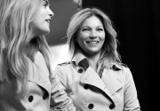 Kate Moss and Cara Delevigne for Burberry.
