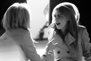 Kate Moss and Cara Delevigne for Burberry.