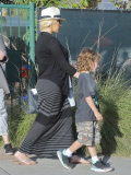 Exclusive... First Pics of New Mom Christina Aguilera Since the Birth of Her Daughter - NO INTERNET USE WITHOUT PRIOR AGREEMENT 