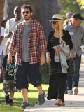 Exclusive... First Pics of New Mom Christina Aguilera Since the Birth of Her Daughter - NO INTERNET USE WITHOUT PRIOR AGREEMENT 