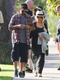 Exclusive... First Pics of New Mom Christina Aguilera Since the Birth of Her Daughter - NO INTERNET USE WITHOUT PRIOR AGREEMENT 