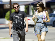 EXC - JOSH HUTCHERSON AND CLAUDIA TRAISAC IN LOS ANGELES!