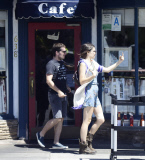 EXC - JOSH HUTCHERSON AND CLAUDIA TRAISAC IN LOS ANGELES!