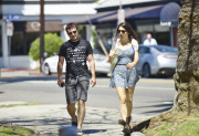 EXC - JOSH HUTCHERSON AND CLAUDIA TRAISAC IN LOS ANGELES!