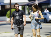 EXC - JOSH HUTCHERSON AND CLAUDIA TRAISAC IN LOS ANGELES!