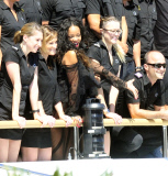 RIHANNA HAVING HER PICTURE TAKEN WITH THE CREW
