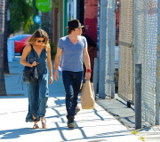 Ian Somerhalder and Nikki Reed Hold Hands At Lunch
