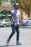 *EXCLUSIVE* AJ McLean plays it cool in Calabasas