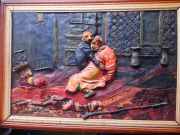 Plasticine interpretations of art masterpieces by Svitlana Postelga, Kiev, Ukraine - 02 Sep 2014