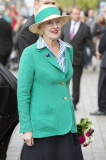 Königin Margrethe besichtigt das Brandenburger Tor 