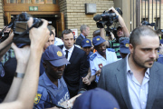 Oscar Pistorius murder trial at Pretoria High Court, Pretoria, South Africa - 11 Sep 2014