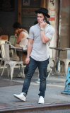 Nick Jonas and Joe Jonas Having Lunch in Soho