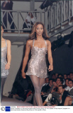 Naomi Campbell In A Stunning Azzedine Alaia Evening Dress On The Catwalk In Paris