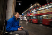 iPhone 6 queue at the Apple Store, London, Britain - 14 Sep 2014