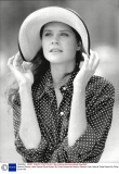 Fashion Women Hats; Natural Straw Breton By Philip Somerville