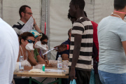 Italy: Migrants Arrive in Palermo After Rescue Mission