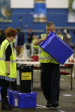 Scottish Independence Referendum Count Collation Event, Royal Highland Centre, Ingliston, Edinburgh, Scotland, Britain - 18 Sep 2014
