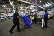 Scottish Independence Referendum Count Collation Event, Royal Highland Centre, Ingliston, Edinburgh, Scotland, Britain - 18 Sep 2014
