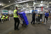 Scottish Independence Referendum Count Collation Event, Royal Highland Centre, Ingliston, Edinburgh, Scotland, Britain - 18 Sep 2014