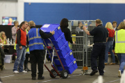 Scottish Independence Referendum Count Collation Event, Royal Highland Centre, Ingliston, Edinburgh, Scotland, Britain - 18 Sep 2014