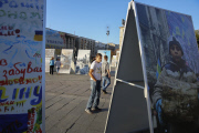 Symbols of patriotism in Kiev