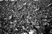 Velvet Revolution in Prague, Czechoslovakia - Nov 1989