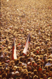 Velvet Revolution in Prague, Czechoslovakia - Nov 1989