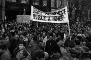 Velvet Revolution in Prague, Czechoslovakia - Nov 1989