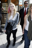 Avril Lavigne shops for baby clothes