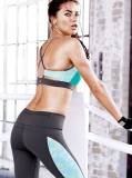 Brazilian model Adriana Lima poses for Victoria¿s Secret VSX sportwear collection