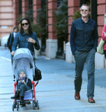 Jennifer Connelly & Family Out For A Stroll In New York 