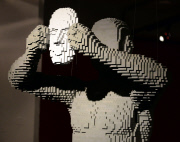 'The Art of the Brick' exhibition, The Old Truman Brewery, London, Britain - 24 Sep 2014