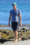 *EXCLUSIVE* Chris Martin seeks inspiration by the sea!