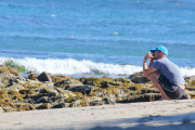 *EXCLUSIVE* Chris Martin seeks inspiration by the sea!