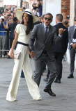 GEORGE CLOONEY AND AMAL ALAMUDDIN IN VENICE