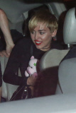 *EXCLUSIVE* Miley Cyrus goes for sushi in Rio 